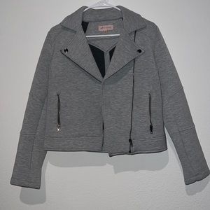 Philosophy thick grey Moto jacket